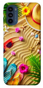 Чехол Пляжные принадлежности для Motorola Moto G41