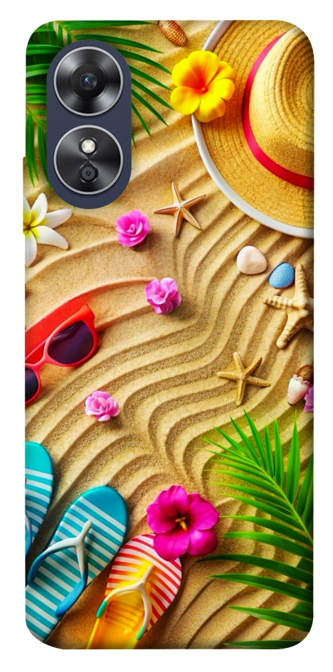 Чехол Пляжные принадлежности для Oppo A17