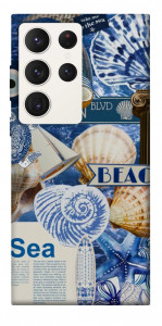 Чехол Морской коллаж для Galaxy S23 Ultra