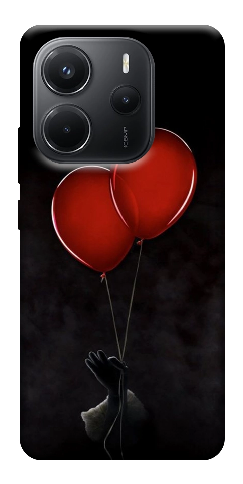 Чохол Червоні кулі для Xiaomi Redmi Note 14 4G (Europe version)