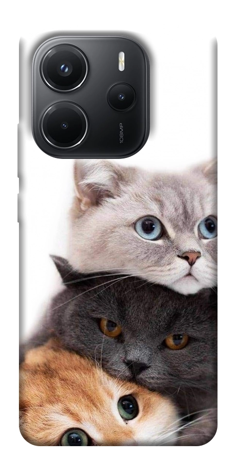 Чохол Три коти для Xiaomi Redmi Note 14 4G (Europe version)