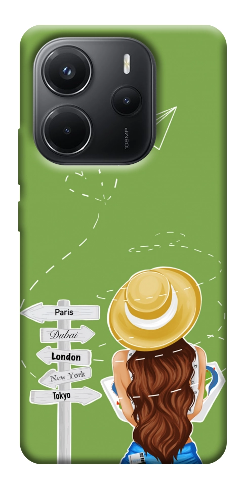 Чохол Travel girl для Xiaomi Redmi Note 14 4G (Europe version)
