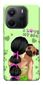 Чохол Love my dog для Xiaomi Redmi Note 14 4G (Europe version)