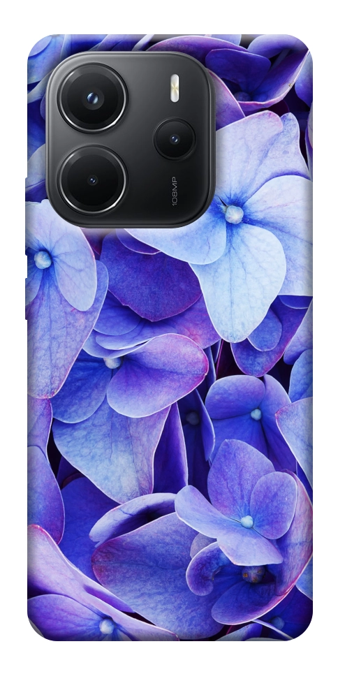 Чехол Гортензия для Xiaomi Redmi Note 14 4G (Europe version)