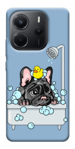 Чехол Dog in shower для Xiaomi Redmi Note 14 4G (Europe version)