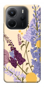 Чехол Flowers art для Xiaomi Redmi Note 14 4G (Europe version)