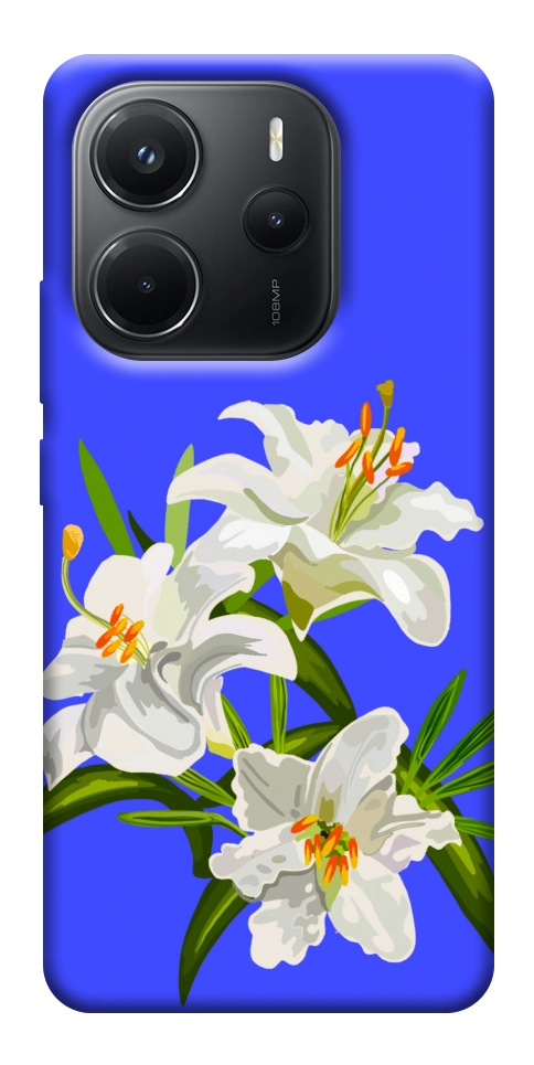 Чехол Three lilies для Xiaomi Redmi Note 14 4G (Europe version)