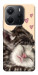 Чехол Cats love для Xiaomi Redmi Note 14 4G (Europe version)
