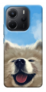 Чехол Samoyed husky для Xiaomi Redmi Note 14 4G (Europe version)