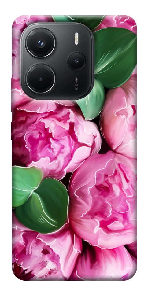 Чехол Пахучие пионы для Xiaomi Redmi Note 14 4G (Europe version)
