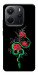 Чехол Snake in flowers для Xiaomi Redmi Note 14 4G (Europe version)