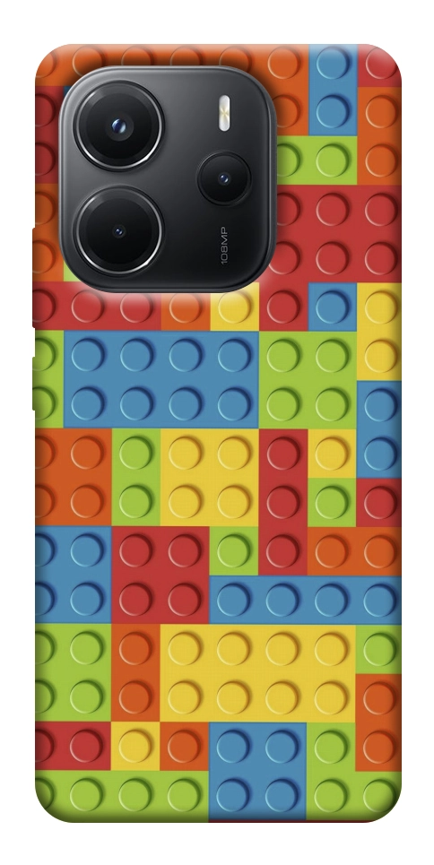 Чехол Цветной конструктор для Xiaomi Redmi Note 14 4G (Europe version)
