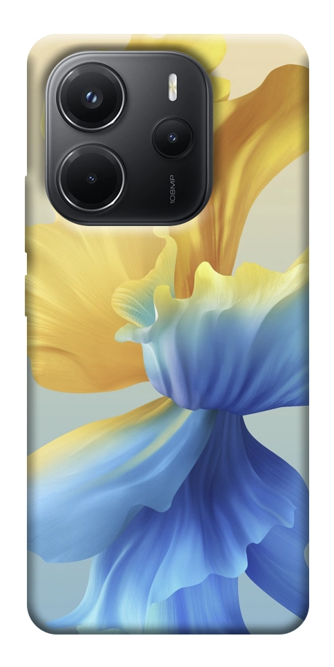 Чехол Абстрактный цветок для Xiaomi Redmi Note 14 4G (Europe version)