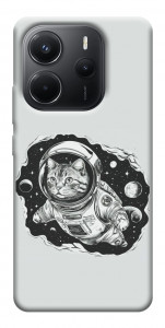Чехол Кот космонавт для Xiaomi Redmi Note 14 4G (Europe version)