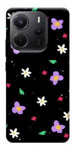 Чехол Цветы и лепестки для Xiaomi Redmi Note 14 4G (Europe version)