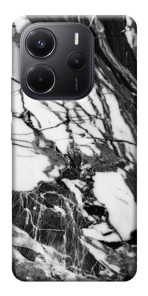 Чохол Calacatta black marble для Xiaomi Redmi Note 14 4G (Europe version)