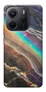 Чехол Радужный мрамор для Xiaomi Redmi Note 14 4G (Europe version)
