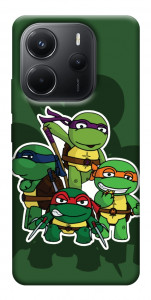 Чехол Green turtles для Xiaomi Redmi Note 14 4G (Europe version)