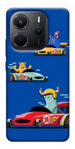 Чехол Монстры и машинки для Xiaomi Redmi Note 14 4G (Europe version)