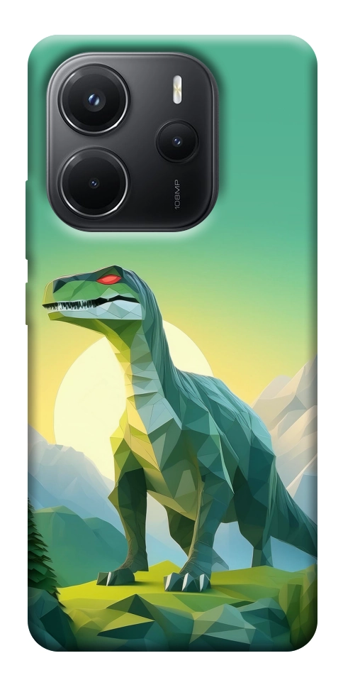 Чехол Динозавр для Xiaomi Redmi Note 14 4G (Europe version)