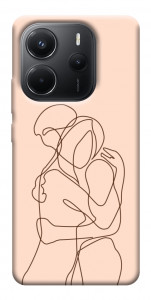 Чехол Couple line для Xiaomi Redmi Note 14 4G (Europe version)