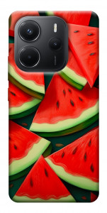 Чехол Скибки арбуза для Xiaomi Redmi Note 14 4G (Europe version)