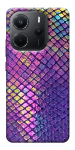 Чехол Neon snake skin для Xiaomi Redmi Note 14 4G (Europe version)