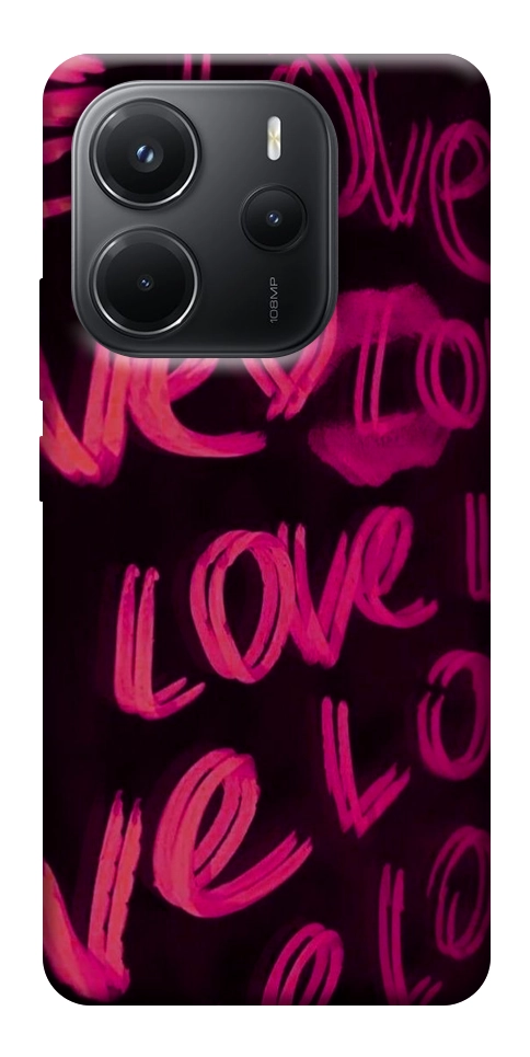 Чехол Neon love для Xiaomi Redmi Note 14 4G (Europe version)