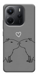 Чехол Капибары для Xiaomi Redmi Note 14 4G (Europe version)