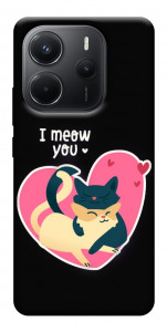 Чехол I meou you Love для Xiaomi Redmi Note 14 4G (Europe version)