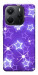 Чехол Purple sparkles для Xiaomi Redmi Note 14 4G (Europe version)