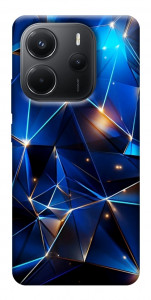 Чехол Abstract purple pattern для Xiaomi Redmi Note 14 4G (Europe version)