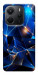 Чехол Abstract purple pattern для Xiaomi Redmi Note 14 4G (Europe version)