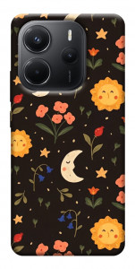 Чехол Полевые цветы для Xiaomi Redmi Note 14 4G (Europe version)