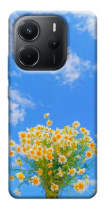 Чехол Sky flowers для Xiaomi Redmi Note 14 4G (Europe version)