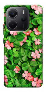 Чехол Листья удачи для Xiaomi Redmi Note 14 4G (Europe version)