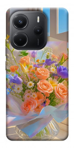 Чехол Яркий букет для Xiaomi Redmi Note 14 4G (Europe version)