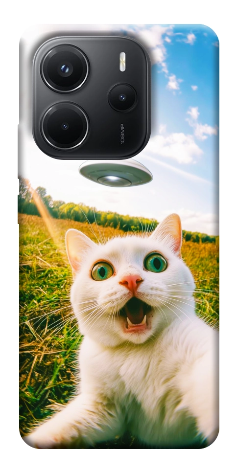 Чехол Ufo cat для Xiaomi Redmi Note 14 4G (Europe version)