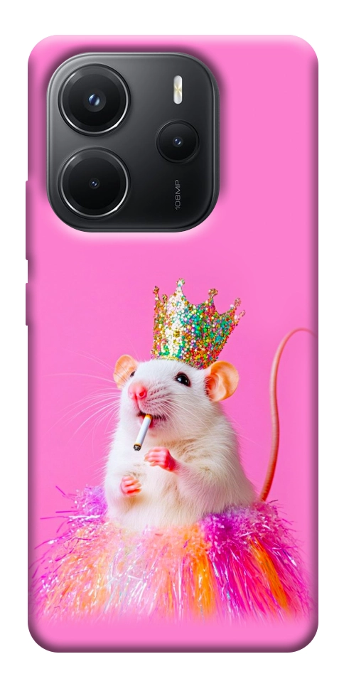 Чехол Гламурная крыса для Xiaomi Redmi Note 14 4G (Europe version)