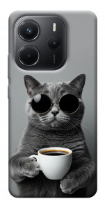 Чехол Grey cat coffee для Xiaomi Redmi Note 14 4G (Europe version)