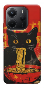 Чехол Cat noodles для Xiaomi Redmi Note 14 4G (Europe version)