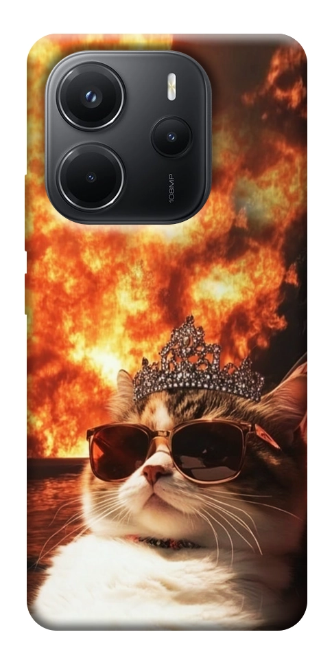 Чехол Cat explosion для Xiaomi Redmi Note 14 4G (Europe version)