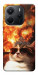 Чехол Cat explosion для Xiaomi Redmi Note 14 4G (Europe version)