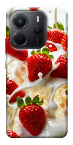 Чехол Strawberry and cream для Xiaomi Redmi Note 14 4G (Europe version)