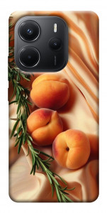 Чехол Лакешери персики для Xiaomi Redmi Note 14 4G (Europe version)