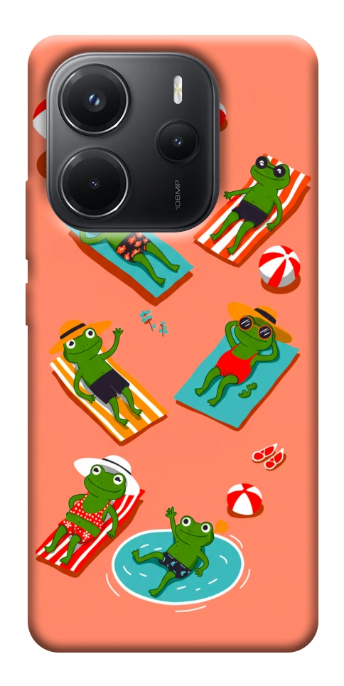 Чехол Summer frogs для Xiaomi Redmi Note 14 4G (Europe version)