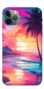 Чехол Закатный пляж для iPhone 11 Pro