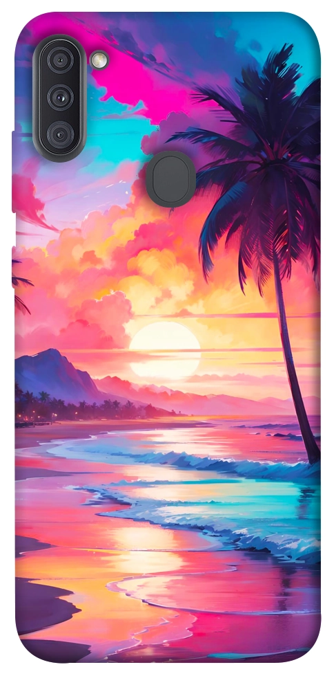 Чохол Закатный пляж для Galaxy A11 (2020)