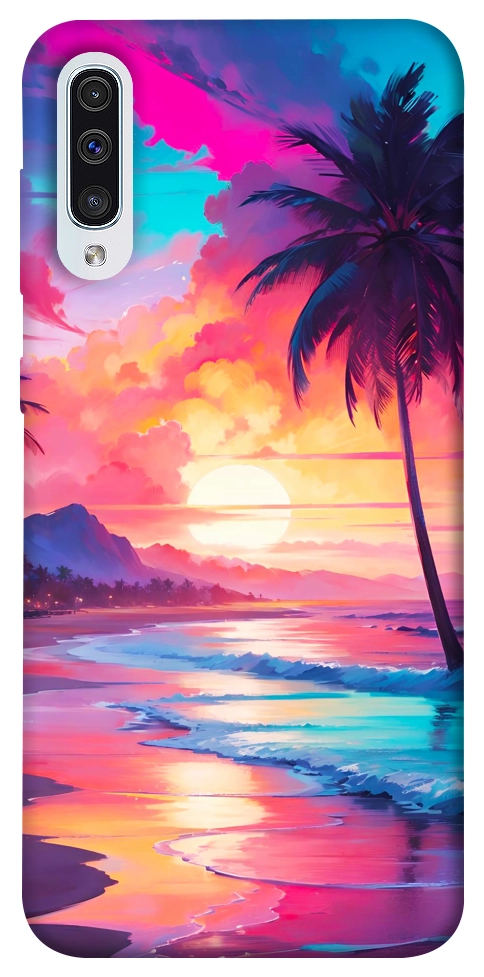 Чохол Закатный пляж для Galaxy A50 (2019)