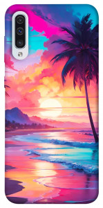 Чохол Закатный пляж для Samsung Galaxy A50s